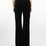 Pantalone smoking Nero in velluto VETRINO 7 MAX MARA STUDIO 