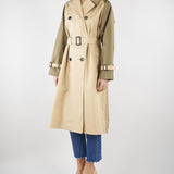 Trench beige reversibile in gabardina antigoccia WKDCANASTA 24 MAX MARA WEEKEND 