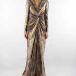 Abito Lizard Red Carpet in lycra con stampa pitone ABR3557E2 EL1 ELISABETTA FRANCHI 