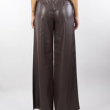 Pantalone Moka in ecopelle Eleven ELEVEN 650 NENETTE 