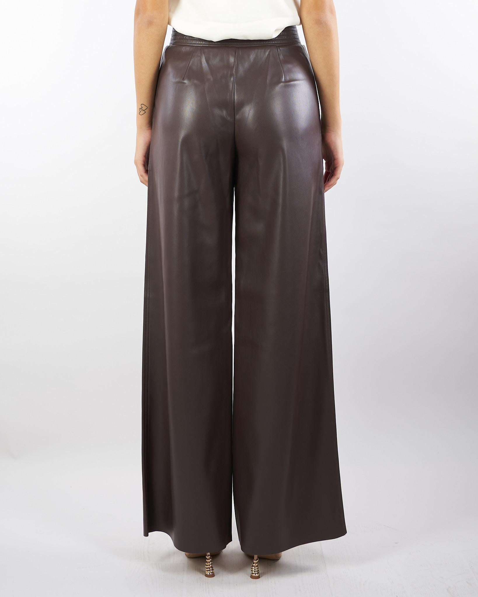 Pantalone Moka in ecopelle Eleven ELEVEN 650 NENETTE 