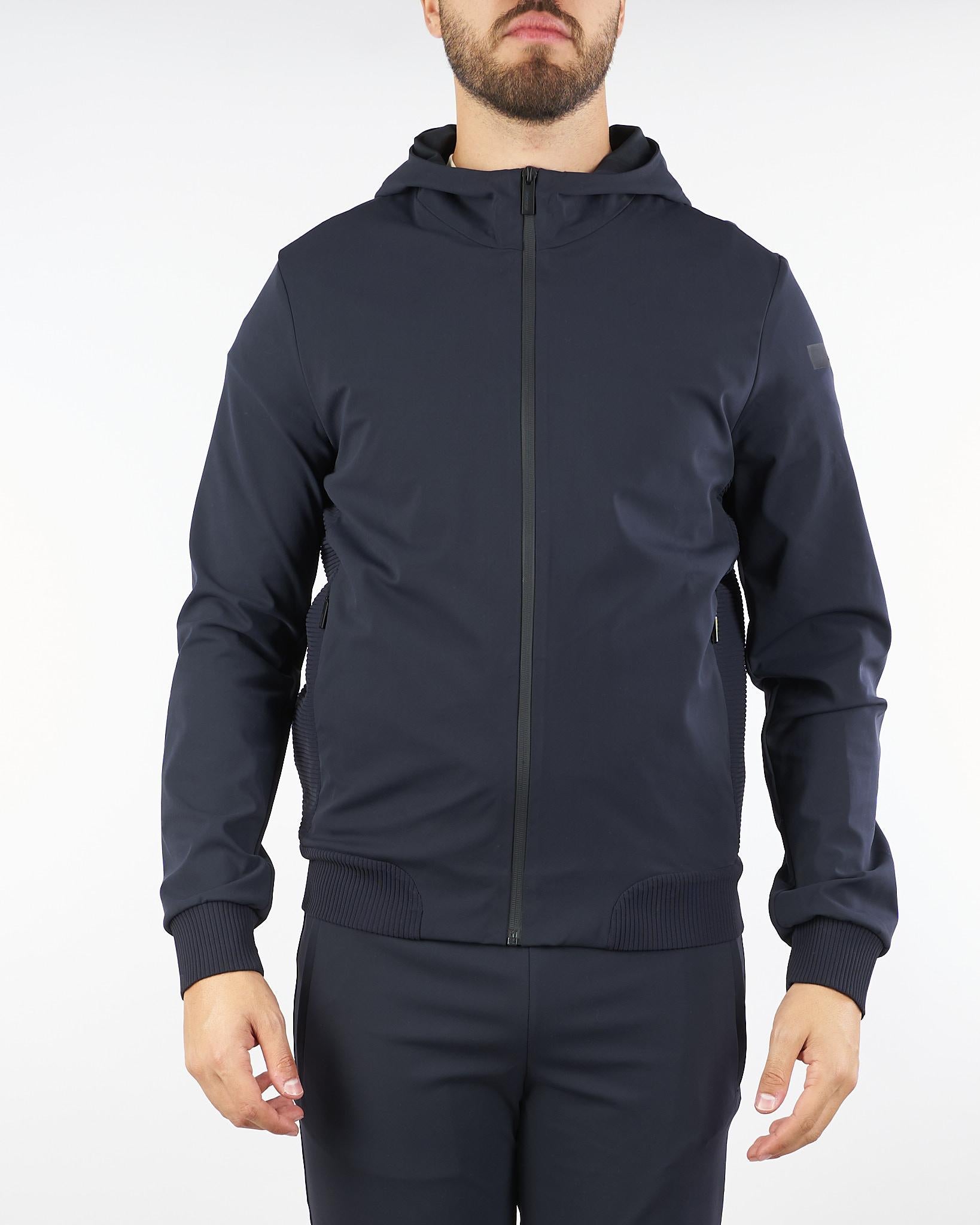 Felpa Blu Surflex Winter Soft Touch Hood Zip Fleece W25192 60 RRD 