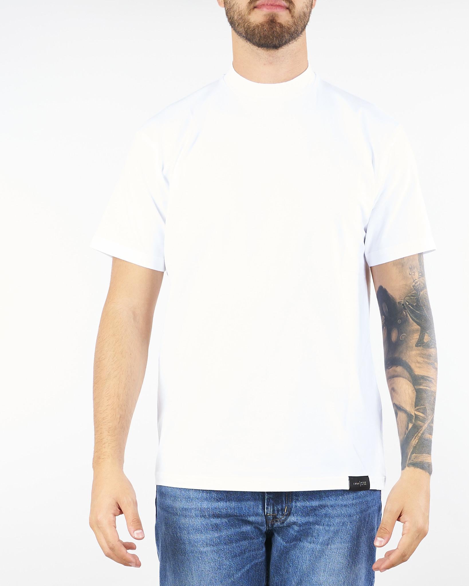 T-shirt basic Bianco in cotone L1TFW25266574 A001 LOW BRAND 
