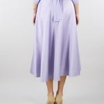 Gonna Lilla in duchesse con logo gioiello GO15661E2 EV7 ELISABETTA FRANCHI 
