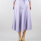 Gonna Lilla in duchesse con logo gioiello GO15661E2 EV7 ELISABETTA FRANCHI 