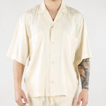 Camicia Panna in tessuto fluido Relaxed fit CA3626 2 I'M BRIAN 