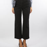 Jeans Nero in drill di cotone PJ04D56E2 110 ELISABETTA FRANCHI 