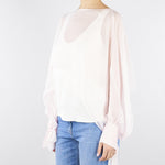 Coprispalle Rosa cropped in georgette TP2791 570 TWIN SET 