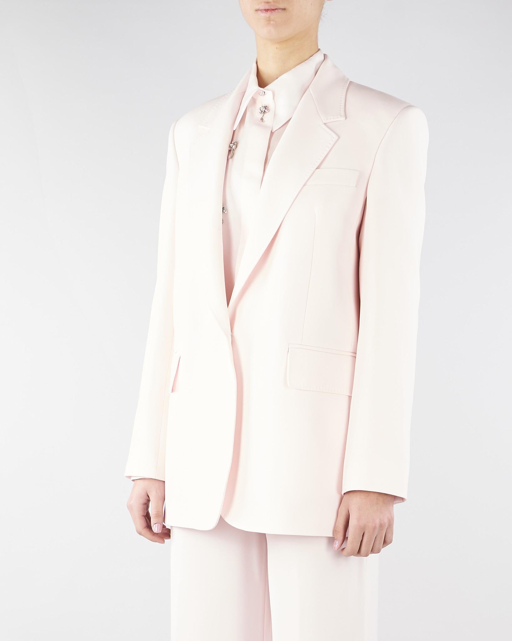Blazer Rosa monopetto in cady MSTBOSCO 52 MAX MARA STUDIO 