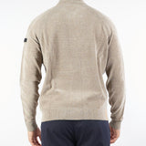 Maglia Beige Velvet Full Zip Knit W25134 87 RRD 