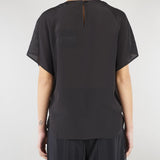Blusa Nero con inserti in pizzo SP5NT030 0001 ICONA 