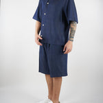 Camicia Blu Oversize effetto Denim CA3632 28 I'M BRIAN 