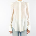 Camicia Crema in organza CA277A 3 BOHEMIAN VI 
