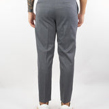 Pantalone Cooper Grigio in fresco lana L1PFW25266919 N013 LOW BRAND 