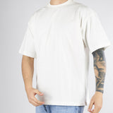 T-shirt Bianco con patch logo sul retro S6PKUATH148 002 A PAPER KID 