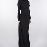 Abito Red Carpet in jersey leggero con drappeggi