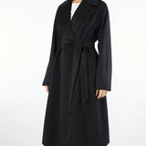 Cappotto Nero a vestaglia in cashmere EUCLIDE 10 MAX MARA STUDIO 