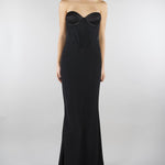 Abito lungo Nero a bustier ACTAB01AB4132 99 ACTUALEE 