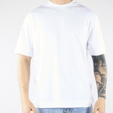 T-shirt Bianco in jersey di cotone Relaxed fit F0114095 1101 PAOLO PECORA 