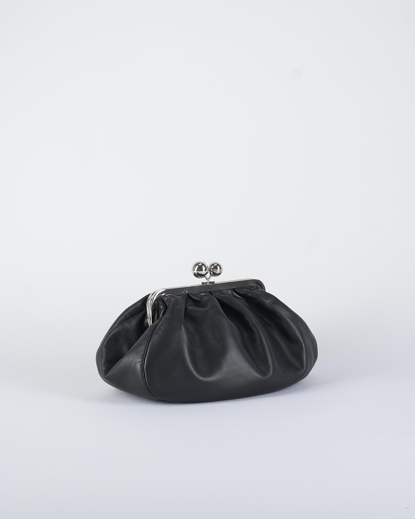Borsa Nero Pasticcino Bag Medium in montone CUBICO 7 MAX MARA WEEKEND 