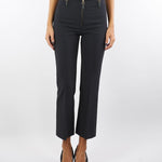 Pantaloni Nero in doppio crêpe PA10856E2 110 ELISABETTA FRANCHI 