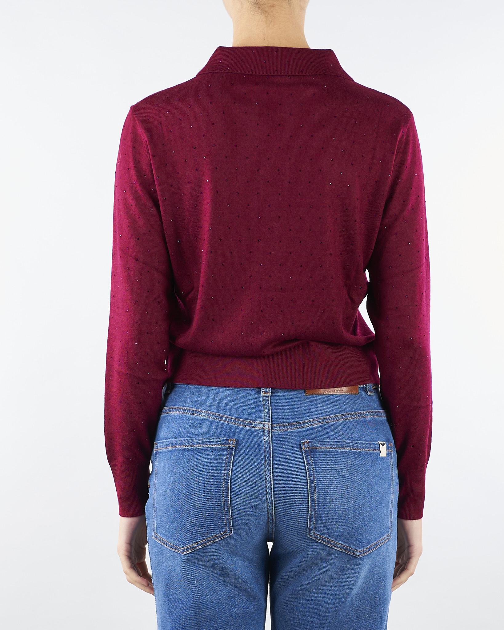 Maglia Rubino con strass Max MAX 503 NENETTE 