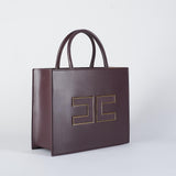 Borsa Tote grande Merlot con logo BS32A56E2 EA4 ELISABETTA FRANCHI 