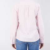 Camicia in popeline di cotone a righe