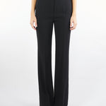 Pantalone Nero a zampa in cady ALABAMA 1 MAX MARA STUDIO 