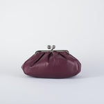 Borsa Bordeaux Pasticcino Bag Medium in montone CUBICO 74 MAX MARA WEEKEND 