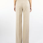Pantalone Beige in flanella stretch LAMBRO 52 MAX MARA STUDIO 