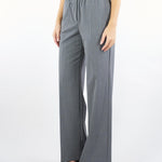 Pantalone Grigio in gabardina di lana tecnica PETRA 6 MAX MARA WEEKEND 