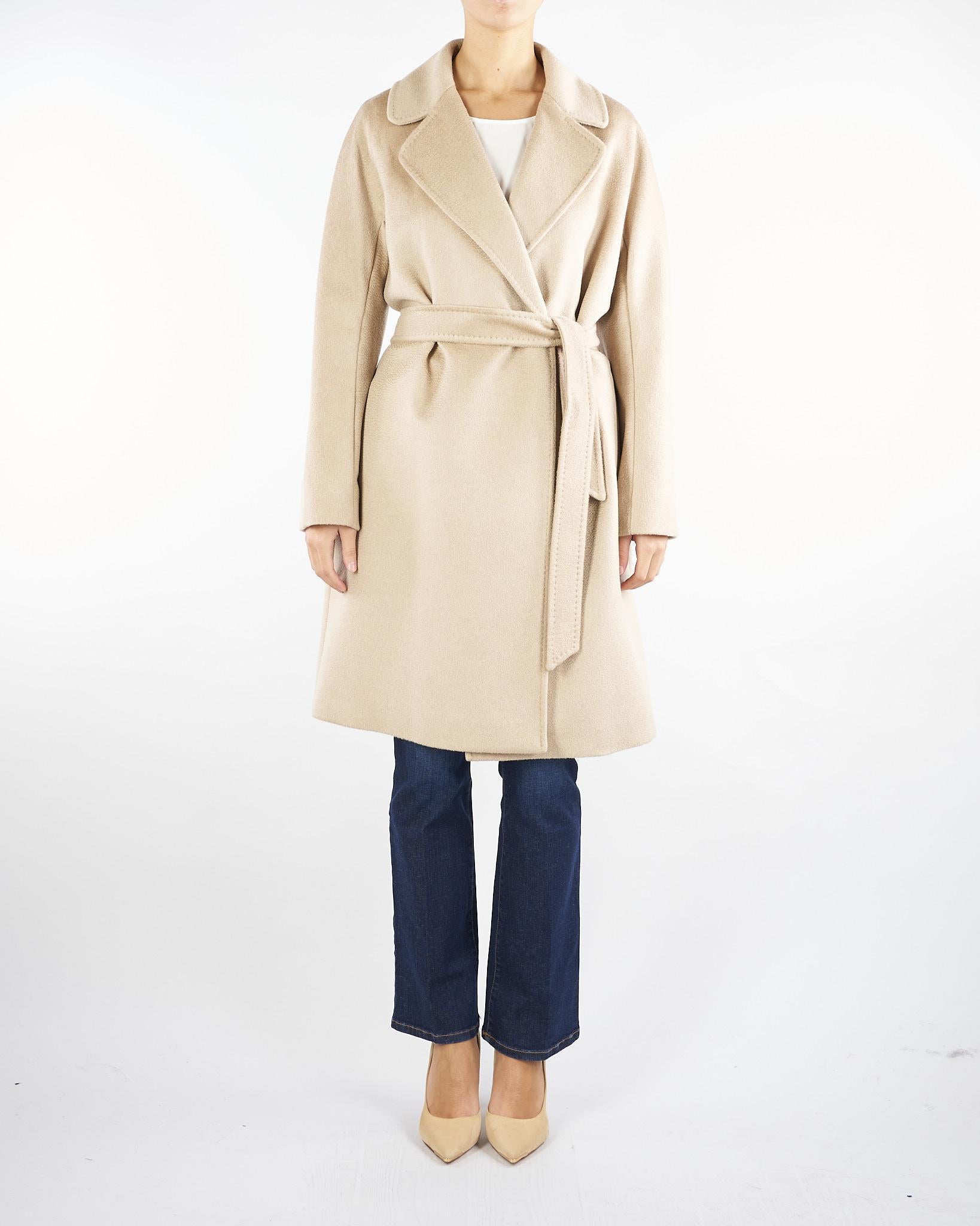 Cappotto Naturale a vestaglia in lana CORTE 2 MAX MARA WEEKEND 