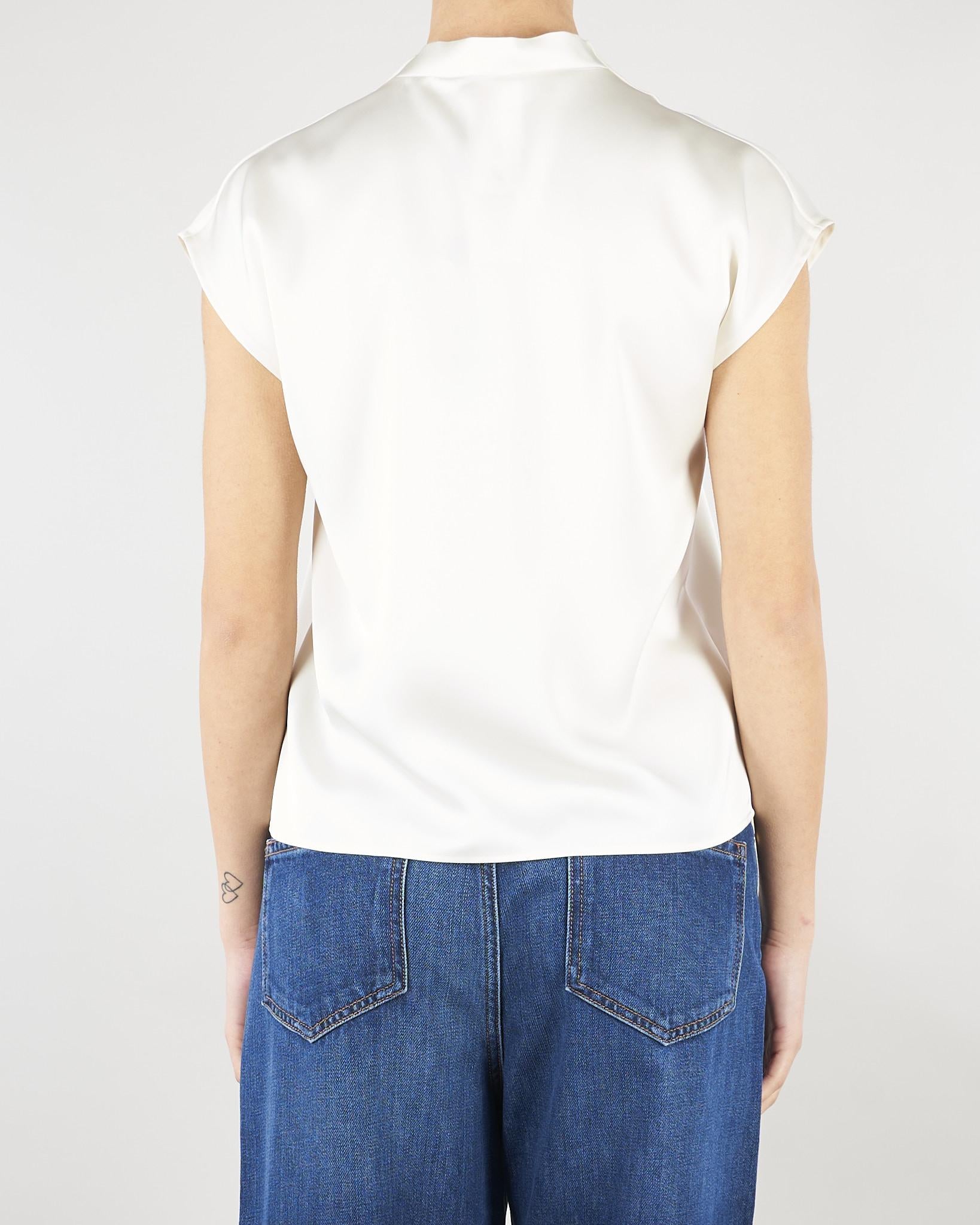 Blusa Avorio in doppio raso PBPBACCO 1 PENNY BLACK 