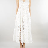 Abito Bianco in pizzo M6EAC4 111 MEIMEIJ 