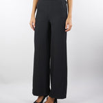 Pantalone Nero cropped wide leg TF0360 99 VICOLO 