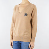 Maglia Cammello in pura lana e cashmere con logo D47EM055E52 MF700 ERMANNO BY ERMANNO SCERVINO 