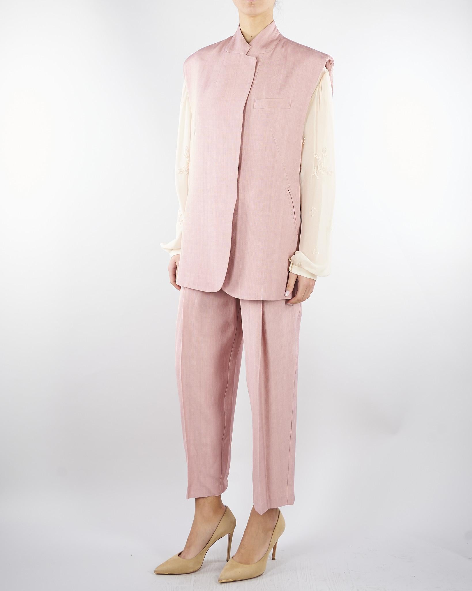 Gilet Oversize Rosa M6PW03 423 MEIMEIJ 