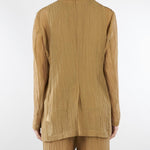 Giacca Tabacco monopetto in voile lyocell GI0962460238 024 SEVENTY 