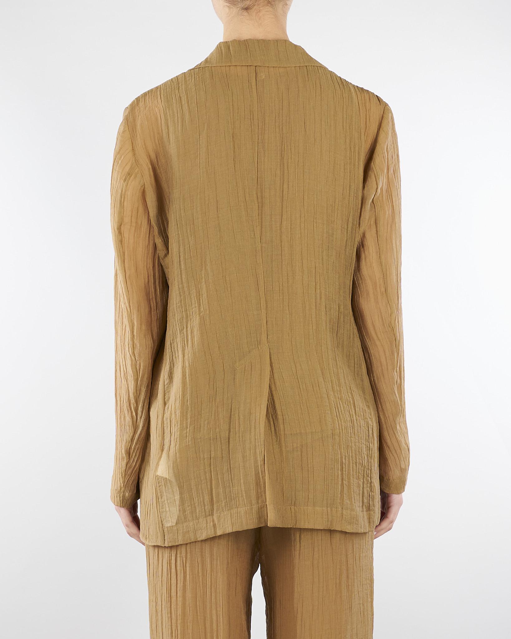 Giacca Tabacco monopetto in voile lyocell GI0962460238 024 SEVENTY 