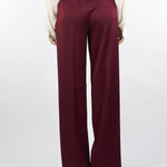 Pantalone in satin Bordeaux WOLF 1 MARELLA 