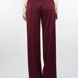 Pantalone in satin Bordeaux WOLF 1 MARELLA 