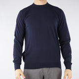 Maglia Blu in puro cotone extrafine A001F100 6685 PAOLO PECORA 