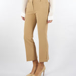 Pantalone Cammello cropped con gamba dritta D47EP020E29 MF700 ERMANNO BY ERMANNO SCERVINO 