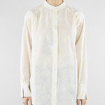 Camicia Bianco in mussola ricamata PBBBAIA 1 PENNY BLACK 