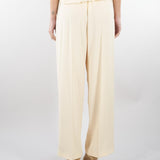 Pantalone Crema con pences M6PF03 336 MEIMEIJ 