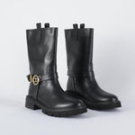 Stivaletti con cinturino e morsetto Oval T TCP192 6 TWIN SET 