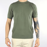 Maglia Verde in crèpe di cotone