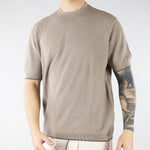 Maglia Fango in cotone con motivo chevron EM005529AF25257 F8090 EMPORIO ARMANI 