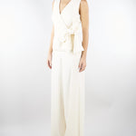 Top Bianco con fiocco in envers satin MLTLIRICA 1 MARELLA 
